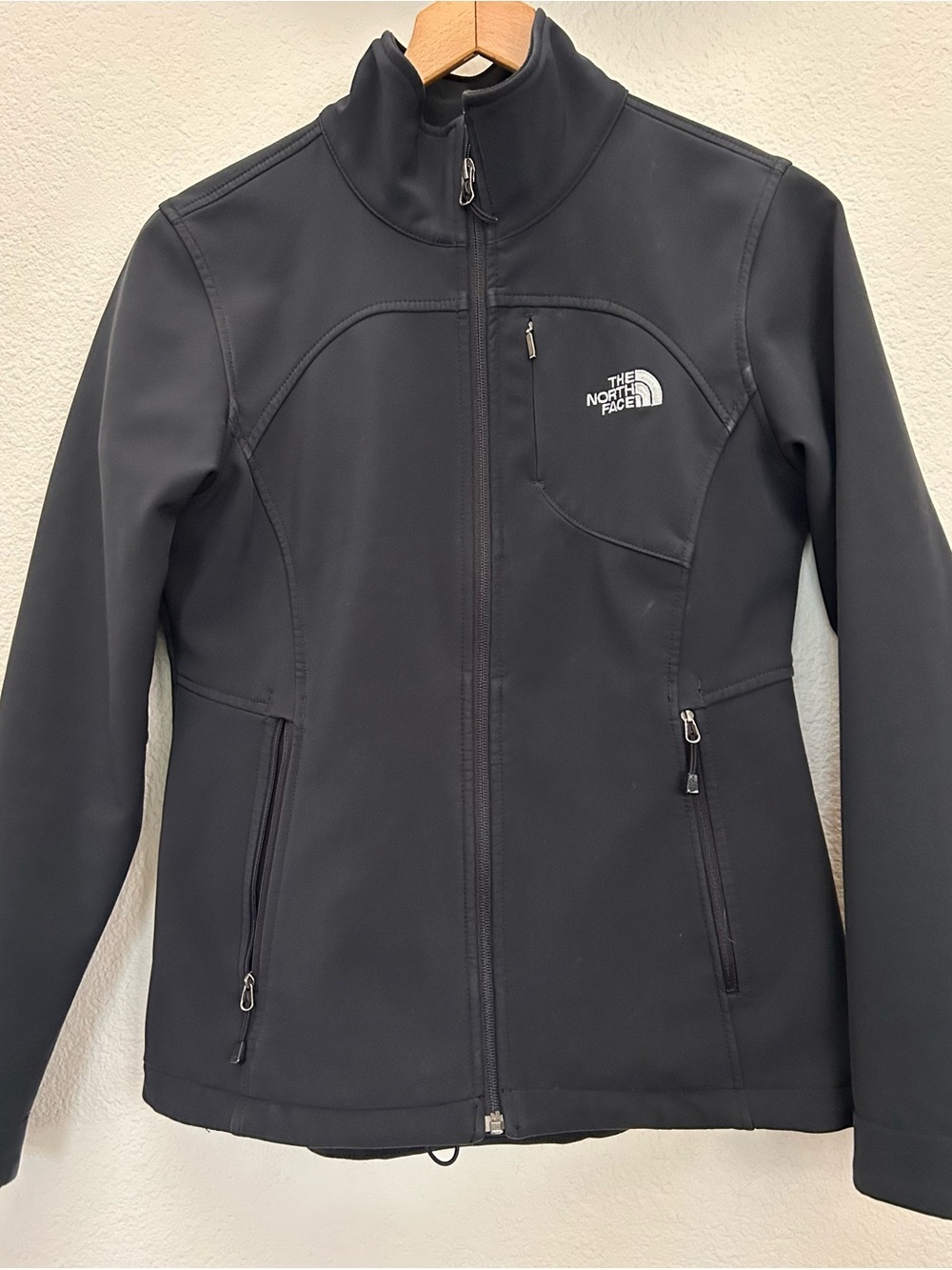 The North Face Apex Bionic Jacket Black Soft Shell WindWall Full Zip Women’s S - Picture 2 of 12